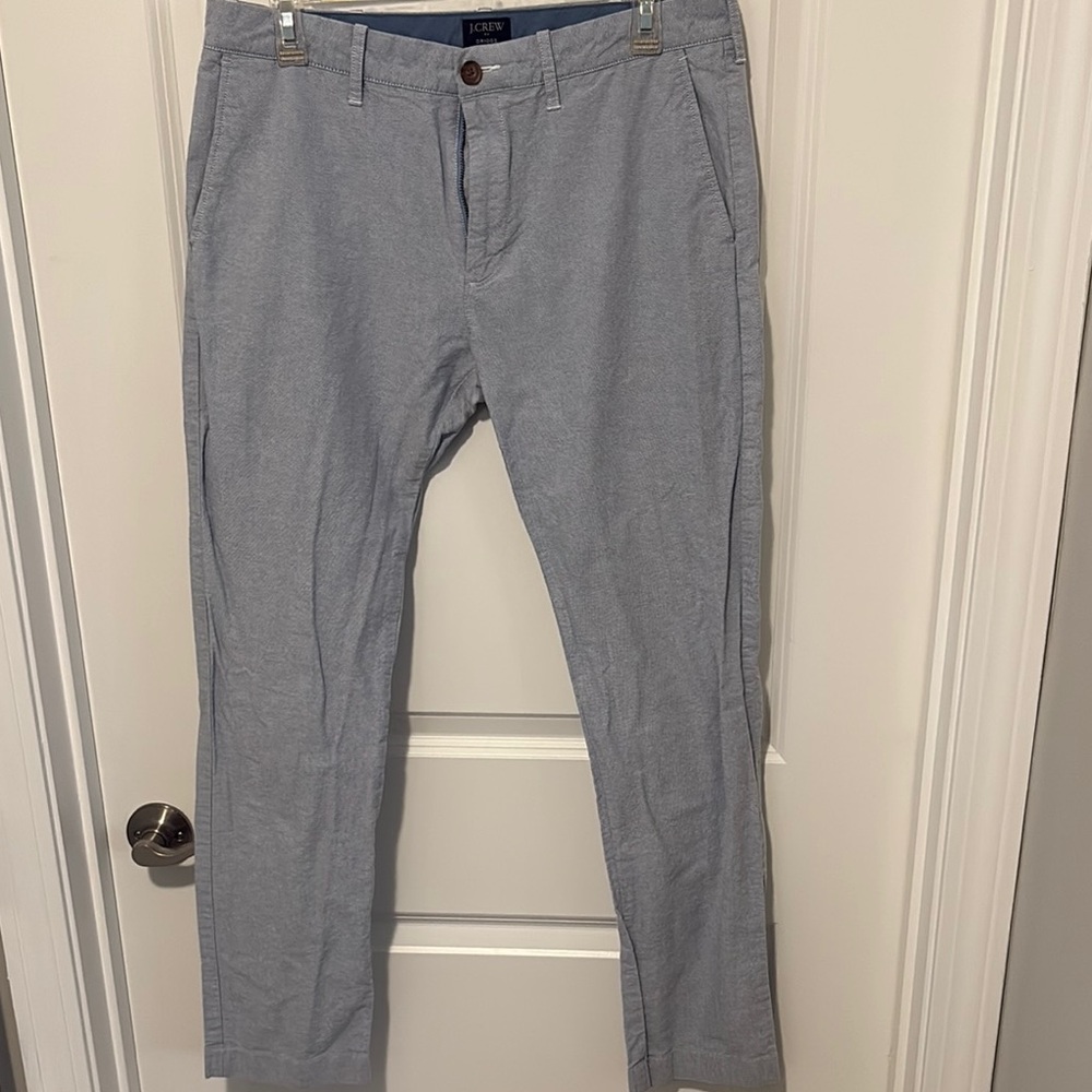 J. Crew Gray Slim-Fit Chinos
